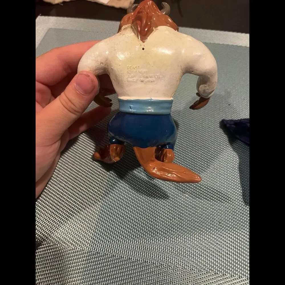 Vintage‎ Disney Just Toys Beauty and the Beast BEAST Rubber Action Figure